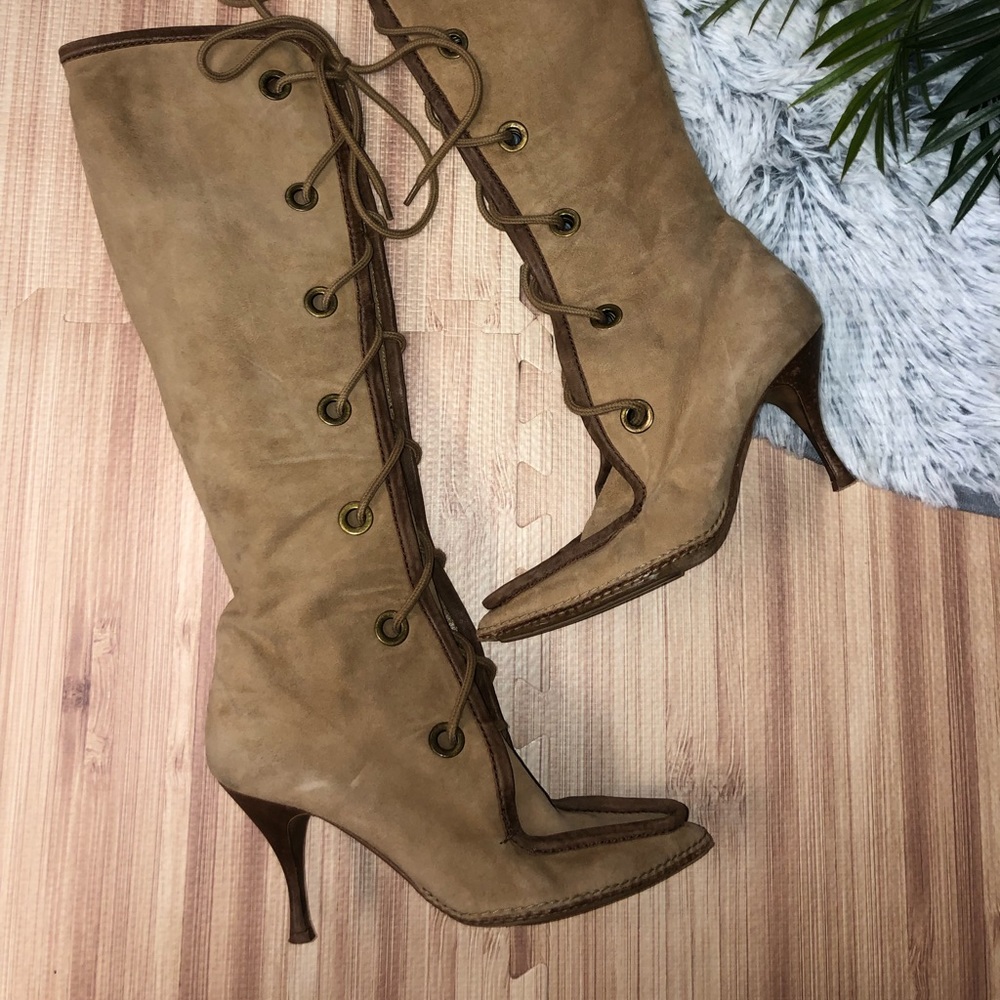 Alexander McQueen Cloth Boots